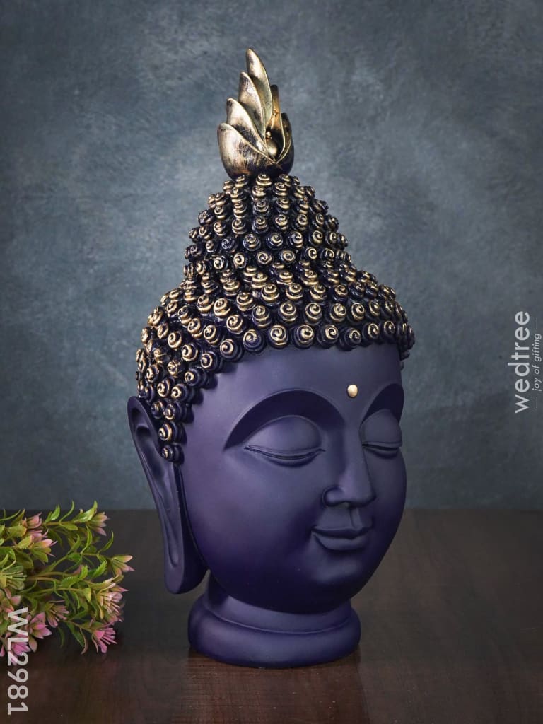 Handcrafted Polyresin Buddha Head - Wl2981 Showpieces