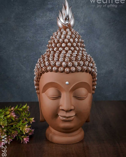 Handcrafted Polyresin Buddha Head - Wl2981 Showpieces