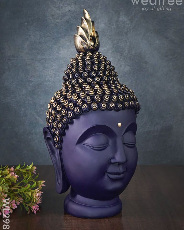 Handcrafted Polyresin Buddha Head - Wl2981 Showpieces