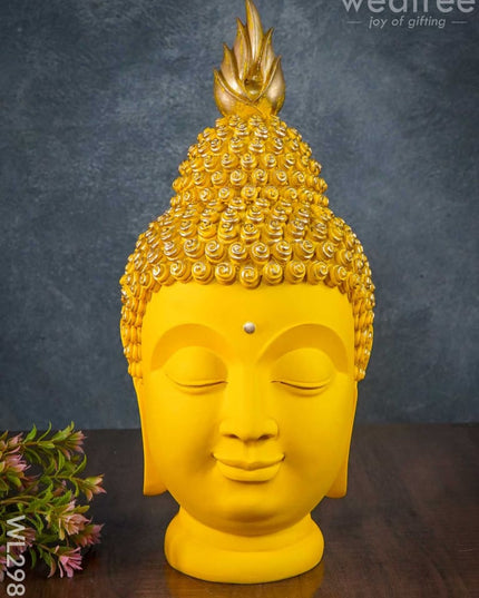 Handcrafted Polyresin Buddha Head - Wl2981 Showpieces
