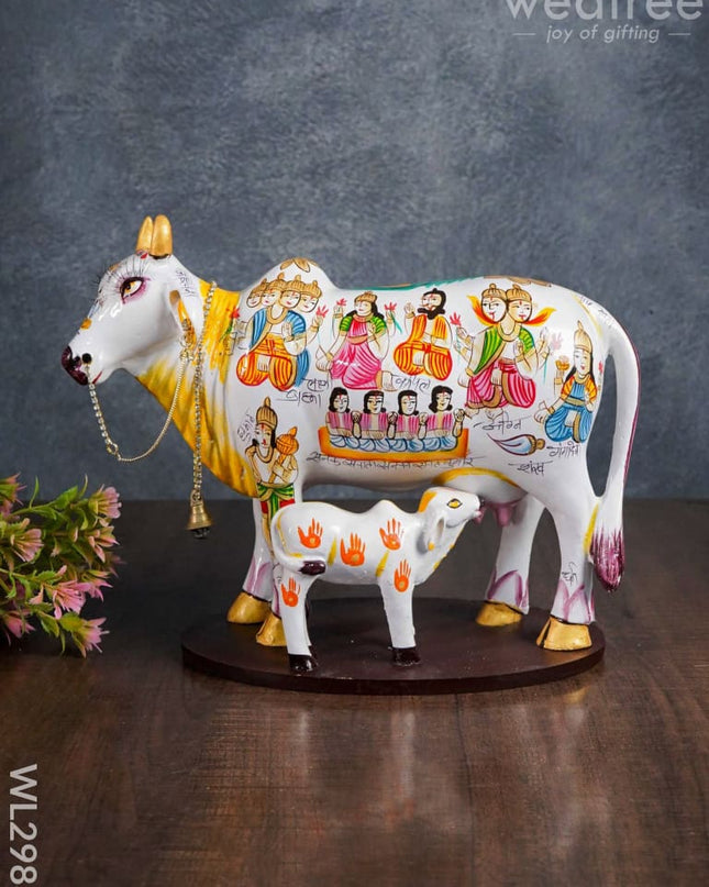 Handcrafted Polyresin Cow & Calf - Big Wl2983 Showpieces