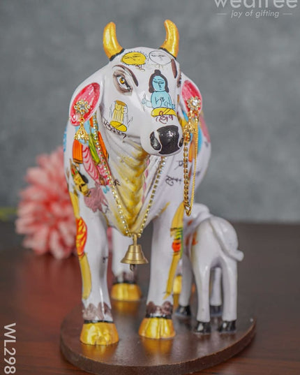 Handcrafted Polyresin Cow & Calf - Big Wl2983 Showpieces