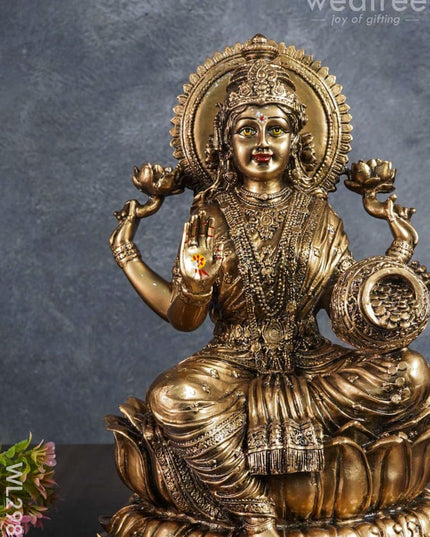 Handcrafted Polyresin Lakshmi Idol - Wl2988 Showpieces