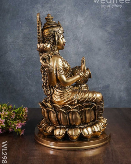 Handcrafted Polyresin Lakshmi Idol - Wl2988 Showpieces