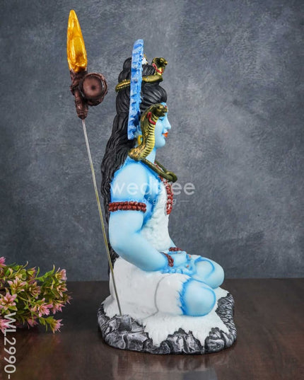 Handcrafted Polyresin Lord Shiva Idol - Wl2990 Showpieces