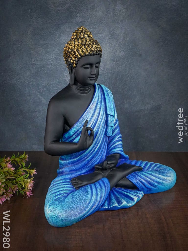 Handcrafted Sitting Buddha Idol - Wl2980 Showpieces