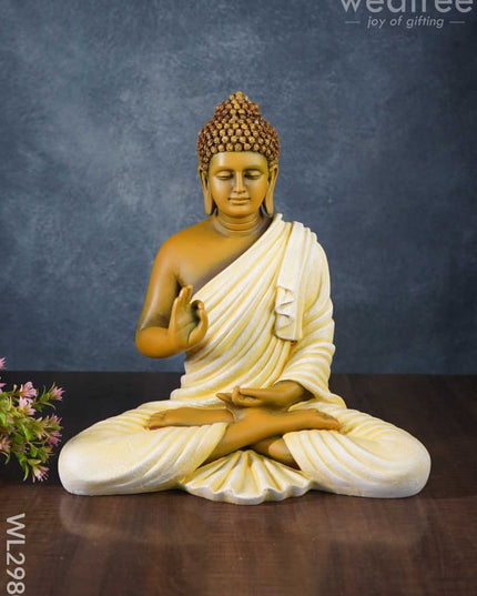 Handcrafted Sitting Buddha Idol - Wl2980 Showpieces