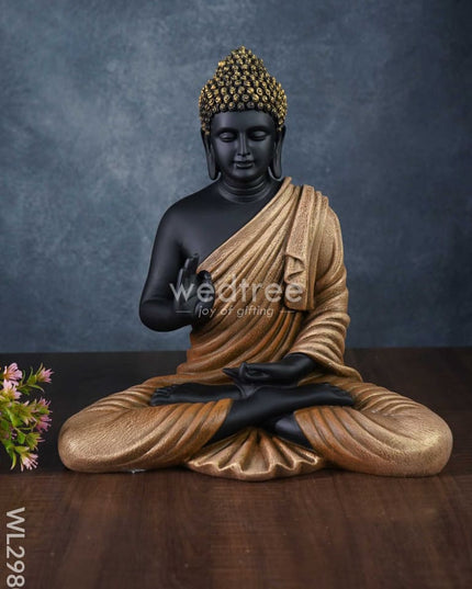 Handcrafted Sitting Buddha Idol - Wl2980 Showpieces