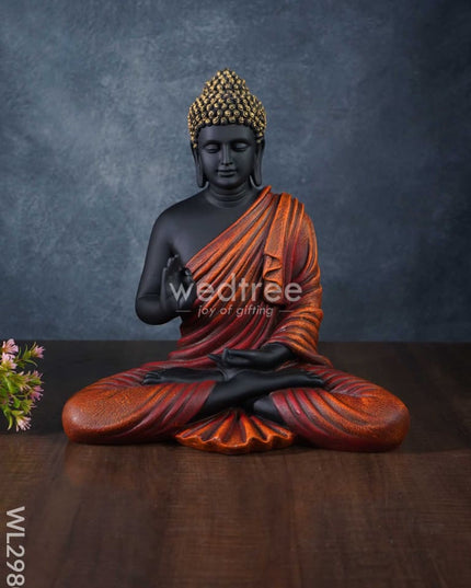 Handcrafted Sitting Buddha Idol - Wl2980 Showpieces