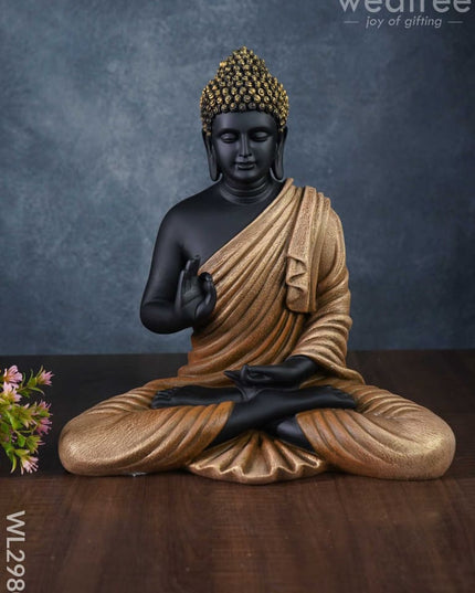 Handcrafted Sitting Buddha Idol - Wl2980 Showpieces