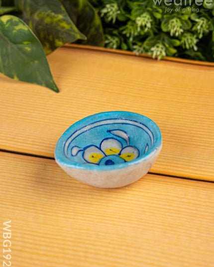 Handmade Pottery Diya - 2 inch - WBG1928 - Divine Gifts RG