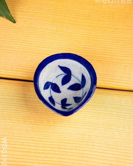 Handmade Pottery Diya - 2 inch - WBG1928 - Divine Gifts RG