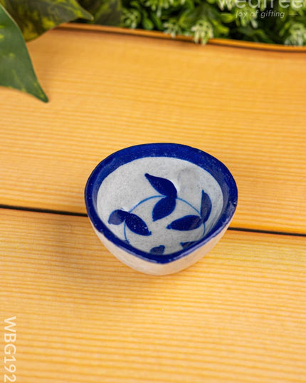 Handmade Pottery Diya - 2 inch - WBG1928 - Divine Gifts RG