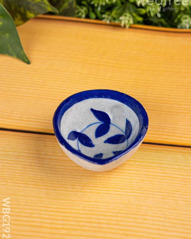 Handmade Pottery Diya - 2 inch - WBG1928 - Divine Gifts RG