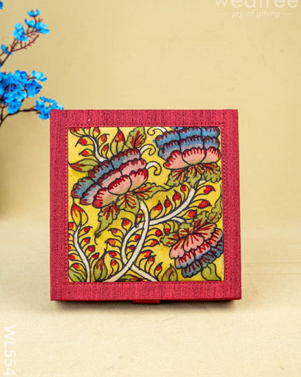 Handpainted Kalamkari Design - Jewellery Box - WL5548 - Organizers