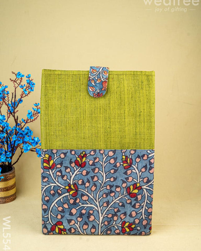 Handpainted Kalamkari Design - Laptop Bag - 15x10 inch - WL5540 - Bags & Wallets