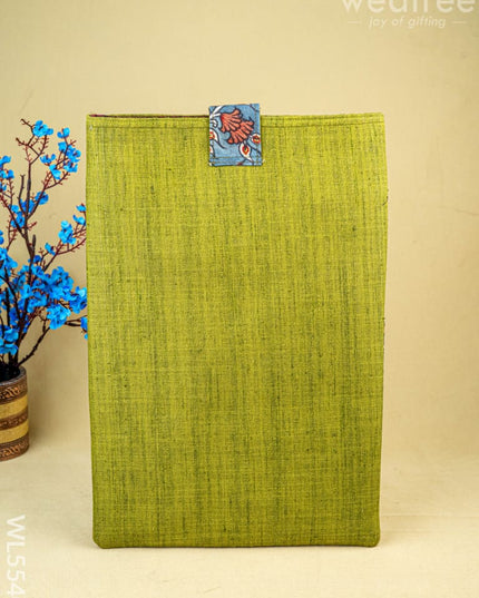 Handpainted Kalamkari Design - Laptop Bag - 15x10 inch - WL5540 - Bags & Wallets