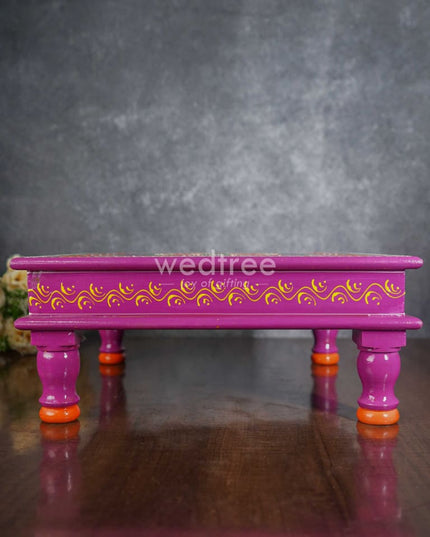 Handpainted Wooden Manai - Wl3356 Stools