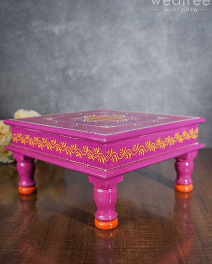 Handpainted Wooden Manai - Wl3356 Stools