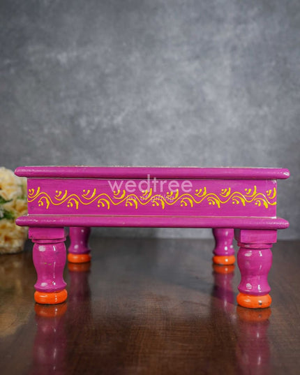 Handpainted Wooden Manai - Wl3356 Stools