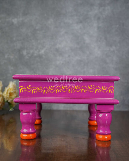 Handpainted Wooden Manai - Wl3356 Stools