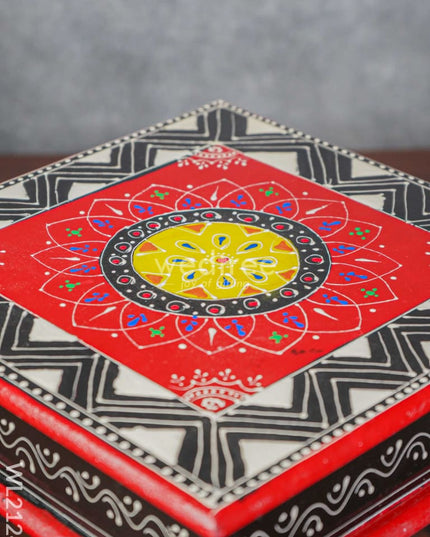 Handpainted Wooden Manai ( 10 X Inch ) - Wl2124 Utility