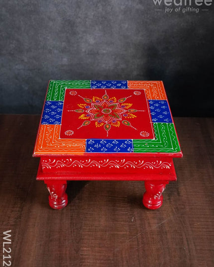 Handpainted Wooden Manai ( 10 X Inch ) - Wl2124 Utility