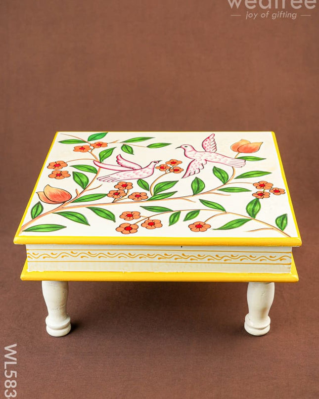 Handpainted Wooden Manai - Bird - 15 inch - WL5834 - Wooden Decor