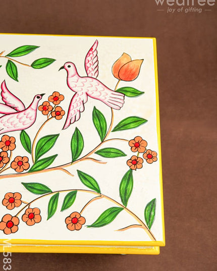 Handpainted Wooden Manai - Bird - 15 inch - WL5834 - Wooden Decor