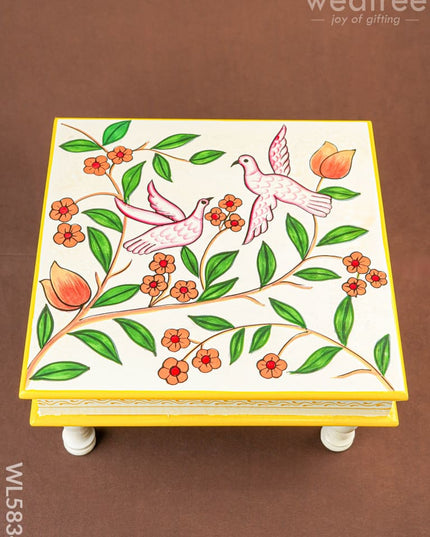 Handpainted Wooden Manai - Bird - 15 inch - WL5834 - Wooden Decor
