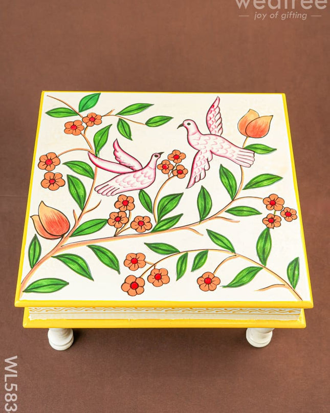 Handpainted Wooden Manai - Bird - 15 inch - WL5834 - Wooden Decor