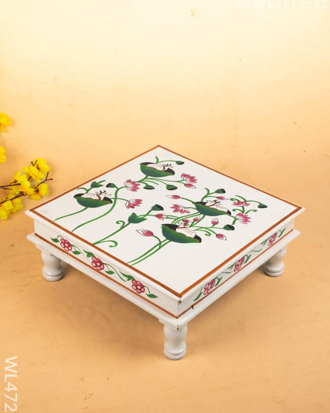 Handpainted Wooden Manai - WL4725 - Wooden Decor
