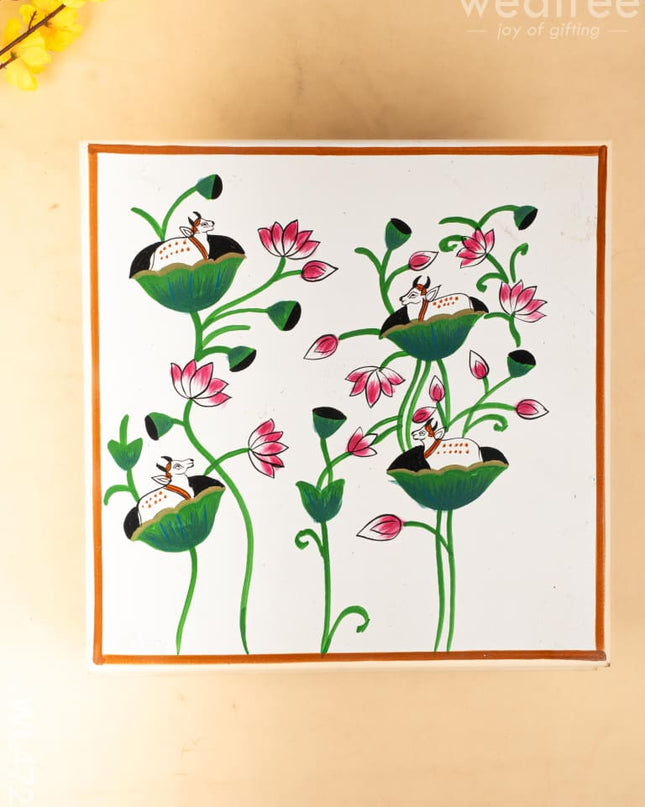 Handpainted Wooden Manai - WL4725 - Wooden Decor