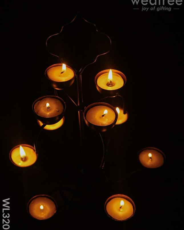 Hangable Tree Of Light With Candle Holders - Wl3207 Candles And Votives
