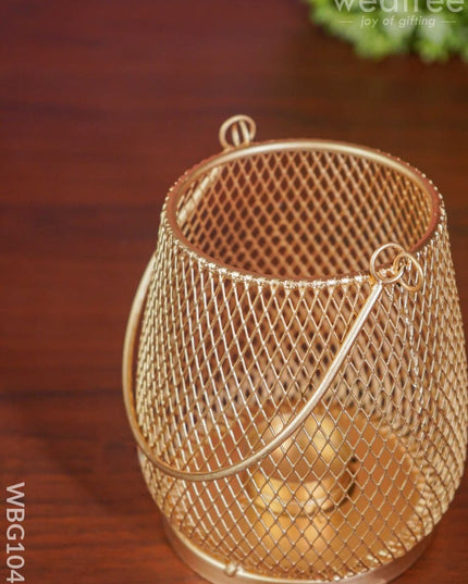 Hanging Jhaali T Light Holder - Wbg1045 Diyas & Candle Holders