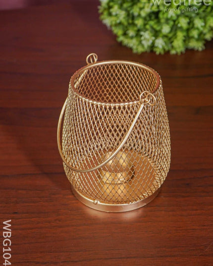 Hanging Jhaali T Light Holder - Wbg1045 Diyas & Candle Holders