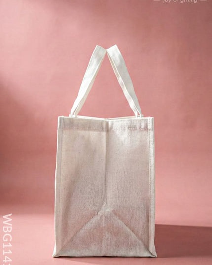 Happy Diwali Printed Cotton Bag - WBG1141-1 - Cloth Bags