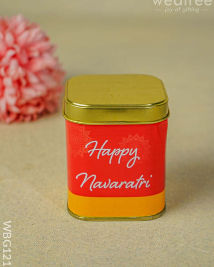 Happy Navaratri Tin Box - Wbg1210 Dining Essentials