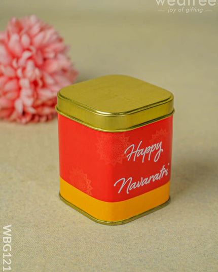 Happy Navaratri Tin Box - Wbg1210 Dining Essentials