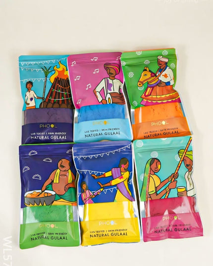 Holi - Six Gulaal BoomBox - WL5763 - Aromatics