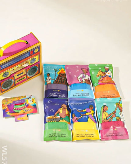 Holi - Six Gulaal BoomBox - WL5763 - Aromatics