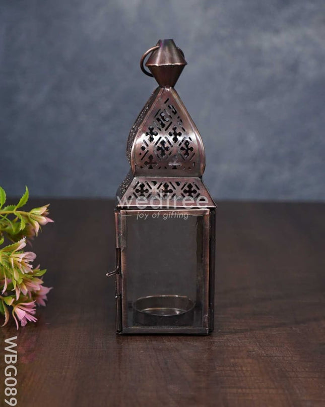 Home Décor Metal Hanging Lantern In Distressed Finish - Wbg0898 Candles