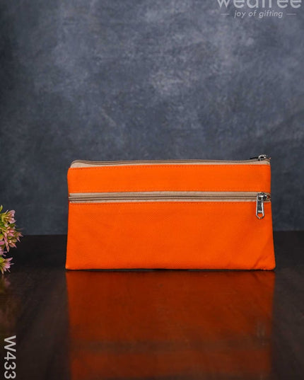Ikkat Fabric Purse - W4339 Clutches & Purses