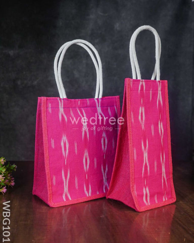 Ikkat Jute Bag Combo - Wbg1018 Bags