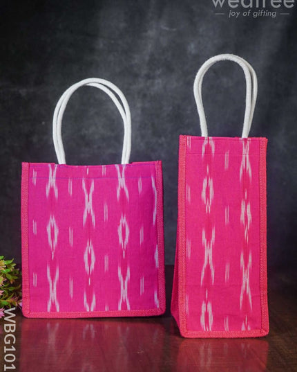Ikkat Jute Bag Combo - Wbg1018 Bags