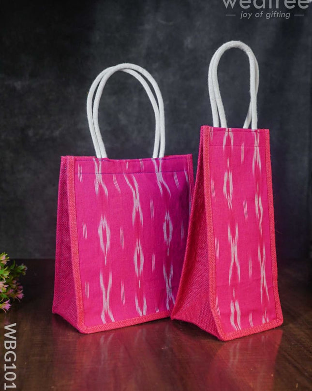 Ikkat Jute Bag Combo - Wbg1018 Bags