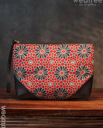 Ikkat Zipper Pouch - Wbg0101 Clutches & Purses