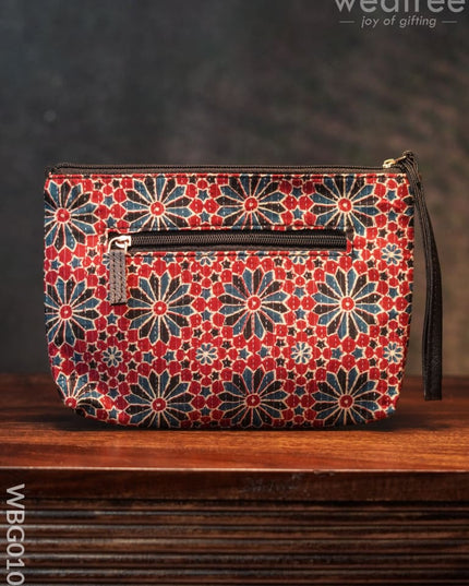 Ikkat Zipper Pouch - Wbg0101 Clutches & Purses