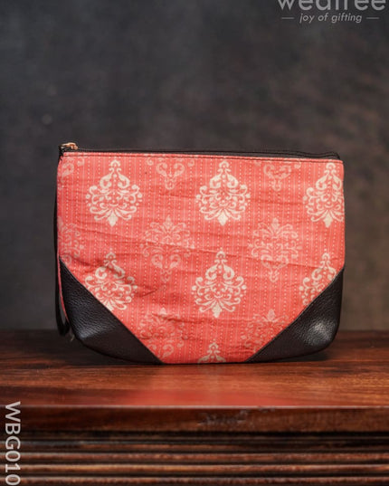 Ikkat Zipper Pouch - Wbg0101 Clutches & Purses