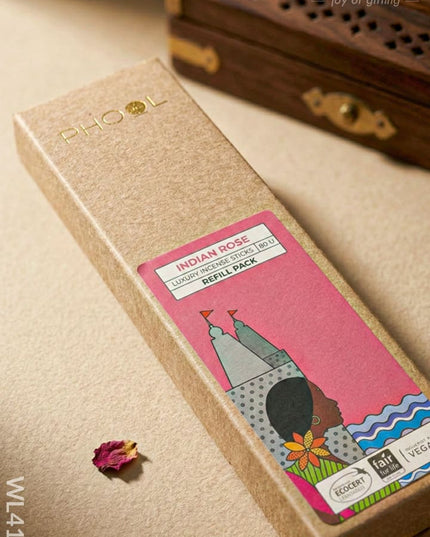 Incense Stick Refill Pack - Indian Rose - WL4199 - Eco-Friendly RG
